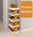 5 Layer Shoe Rack X Design